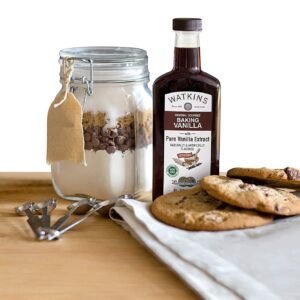 Watkins All Natural Original Gourmet Baking Vanilla, with Pure Vanilla Extract, 8 Fl Oz (Pack of 6)