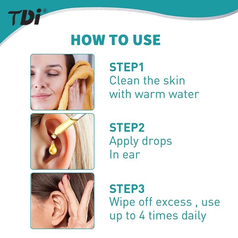 1pcs 10ml Ear Ringing Relieving Drops Relieve Deafness Tinnitus Itching Earache Health Care Treatment Relief Drops - Image 2