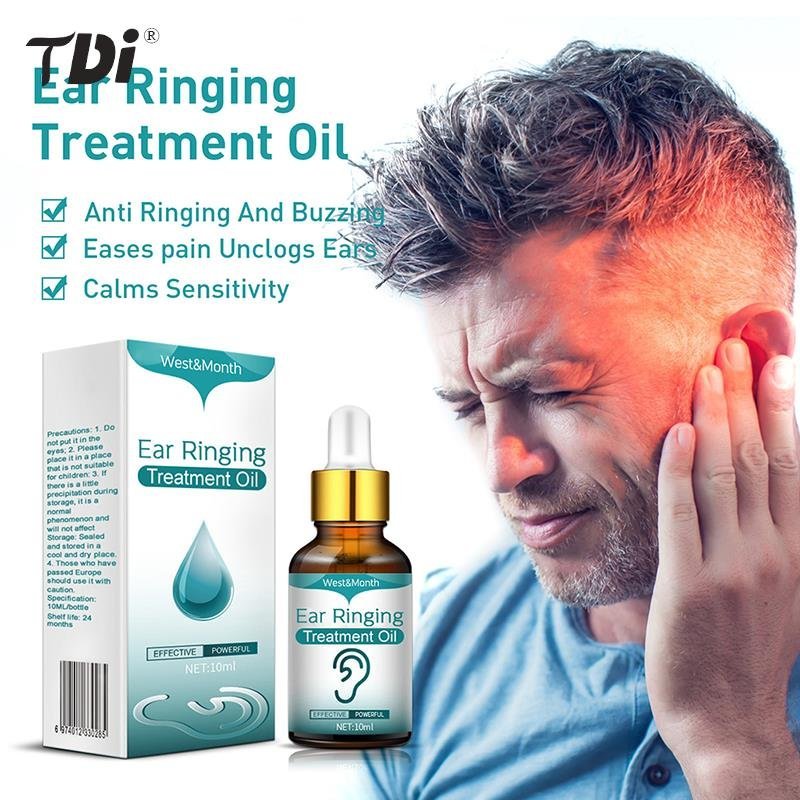 1pcs 10ml Ear Ringing Relieving Drops Relieve Deafness Tinnitus Itching Earache Health Care Treatment Relief Drops - Image 5