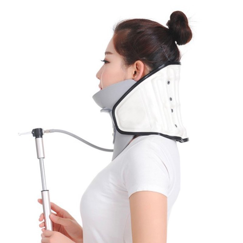 Free Shipping Inflatable Neck Decompression Traction for Stiffness Cervical Device Pain Relief - Image 2