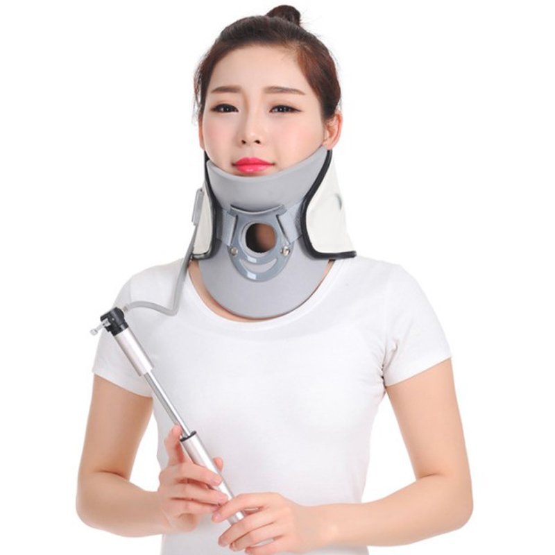 Free Shipping Inflatable Neck Decompression Traction for Stiffness Cervical Device Pain Relief - Image 4