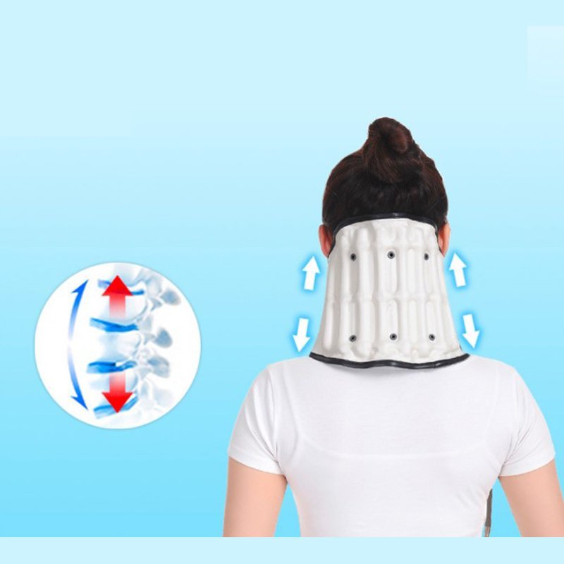 Free Shipping Inflatable Neck Decompression Traction for Stiffness Cervical Device Pain Relief - Image 5