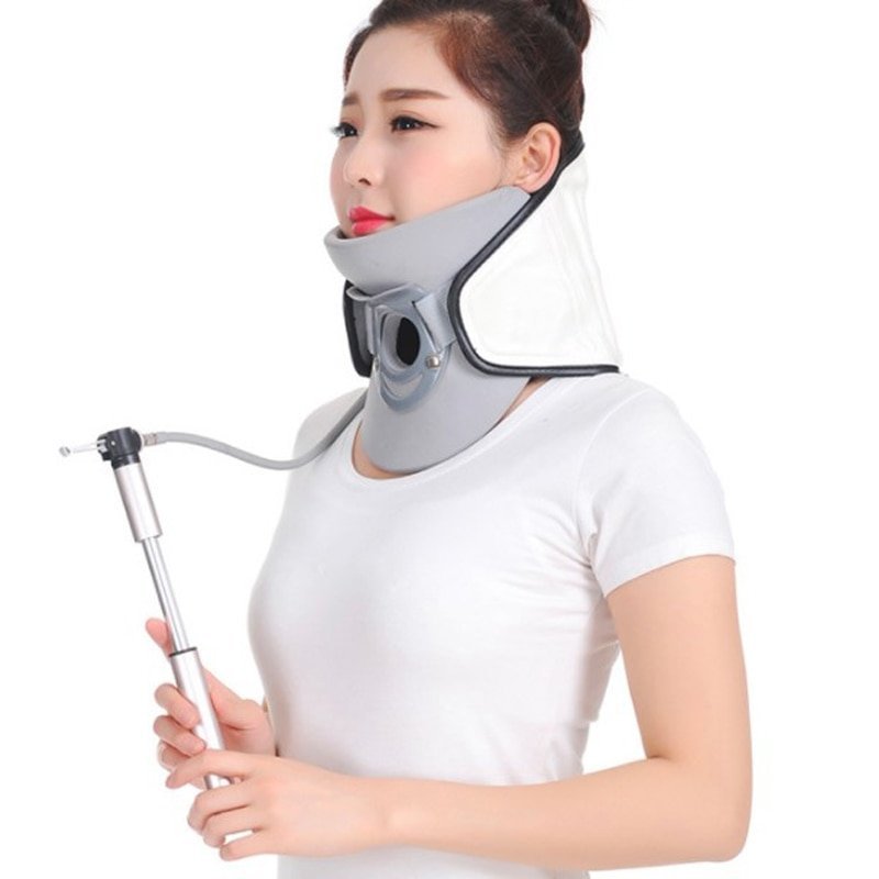 Free Shipping Inflatable Neck Decompression Traction for Stiffness Cervical Device Pain Relief