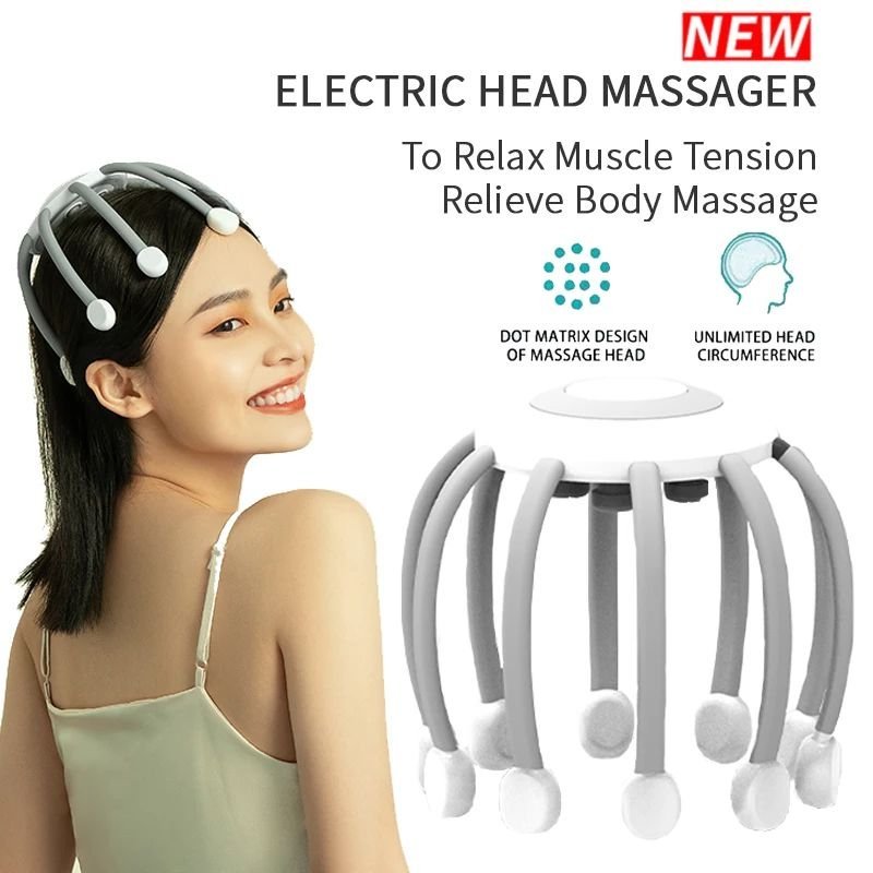 Head Scalp Massager for Headache Relief Scalp Stress Relax Head Massage Scratcher Head Scratcher - Image 2