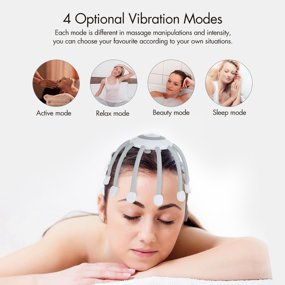 Head Scalp Massager for Headache Relief Scalp Stress Relax Head Massage Scratcher Head Scratcher - Image 3